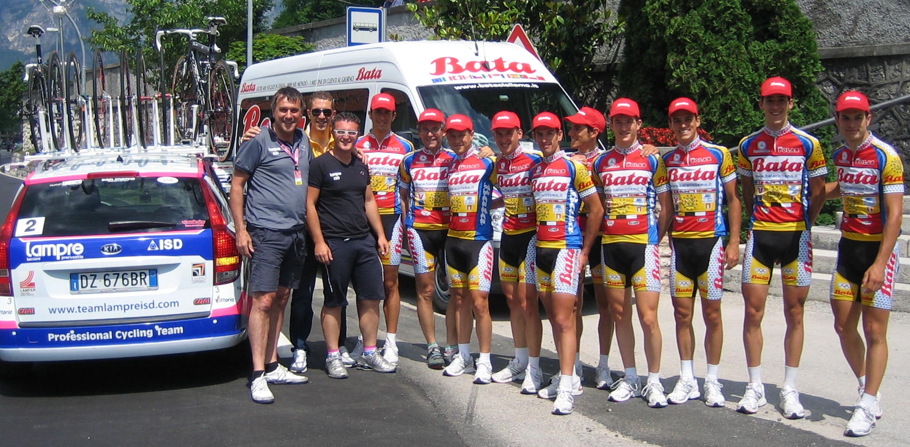 Giro d'Italia 2011, in Valsugana l'incontro con la Bata