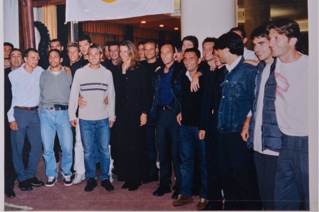 il Calcio Treviso con la campionessa oliompica di Sydney 2000 Antonella Bellutti