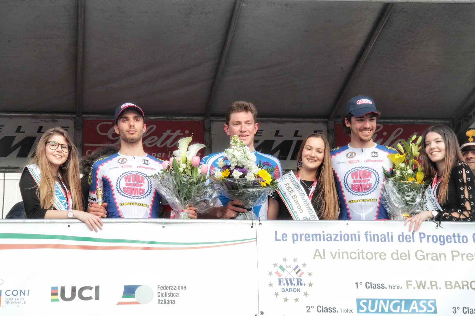 podio del 2. Trofeo città di San Martino di Lupari - juniores